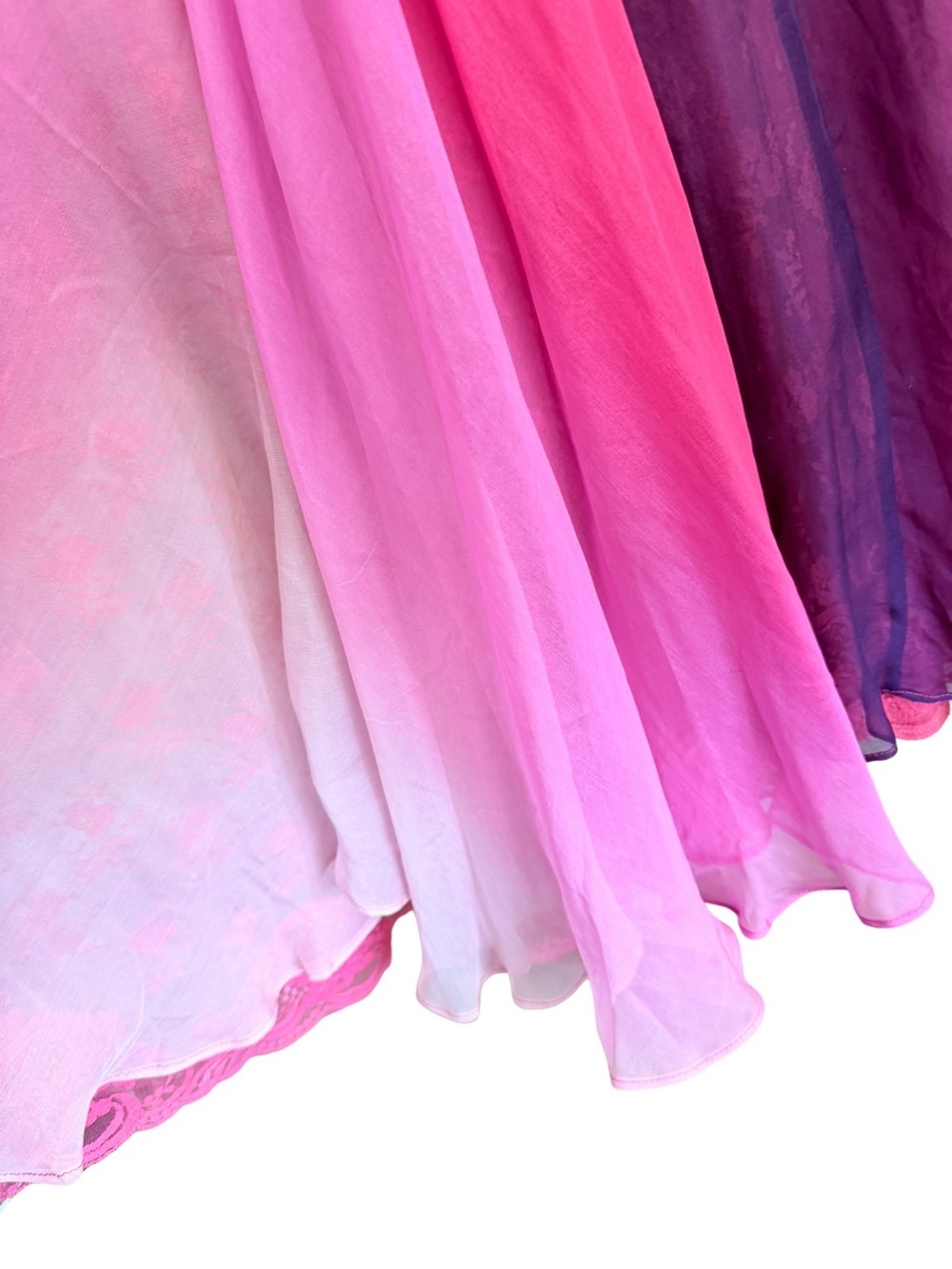 Mac Duggal Couture Beaded Strapless High Low Prom Formal Dress Pink Size 4 - Picture 13 of 16